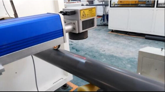 Printer laser UV-50W untuk pencetakan yang dapat disesuaikan pada perlengkapan pipa