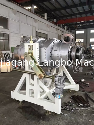 630mm Plastic Extruder Machine Double Screw Untuk Pipe PVC