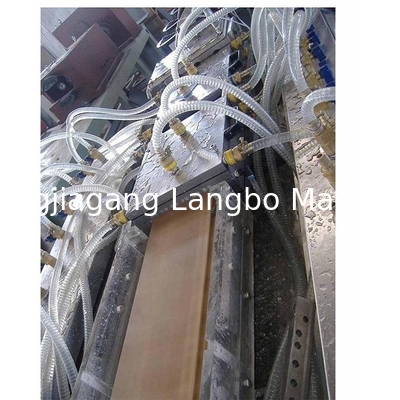 WPC Decking Flooring Post Composite Profile Rail Extrusion Production Line Mesin pembuatan