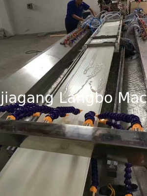 WPC Decking Flooring Post Composite Profile Rail Extrusion Production Line Mesin pembuatan