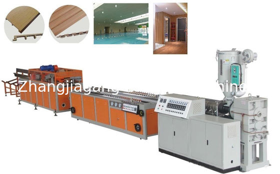 WPC Decking Flooring Post Composite Profile Rail Extrusion Production Line Mesin pembuatan