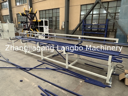 Plastik Single Screw Extruder Lantai Dua PPR Irigasi Pasokan Air Selang Pipa Ekstrusi Produksi Line