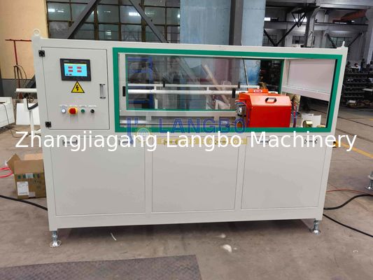 PE Plastic Air Gas Oil Supply Pipe Tube Extrusion Line Produksi Single Screw Extruder Pipe Making Machine