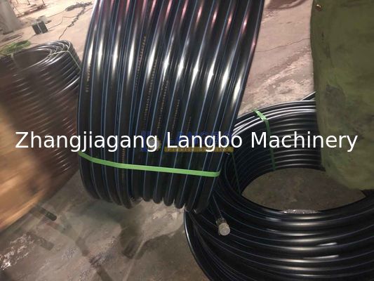 Perendaman tabung irigasi tetes Mesin Ldpecoiling PE Mesin HDPE Penggulung Mesin Plastik Pipe Coiler