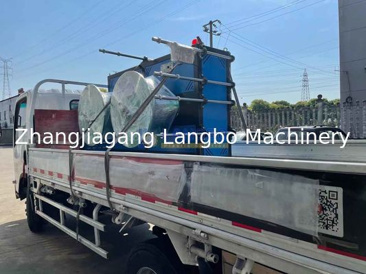 Double Work Station PE Irrigasi Pipe Coiler Untuk Diameter 16-63mm