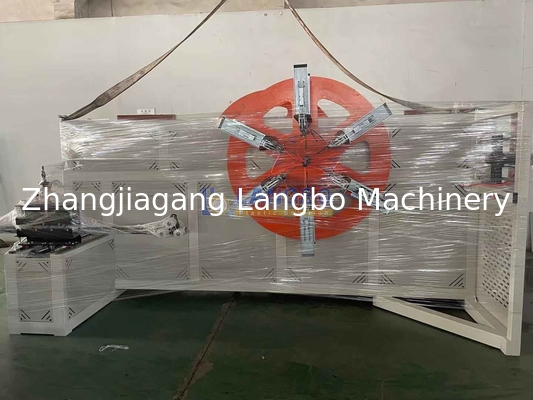 16mm sampai 32mm Pipe Winding Machine Coiler untuk PE Plastic Corrugated Pipe Extruder