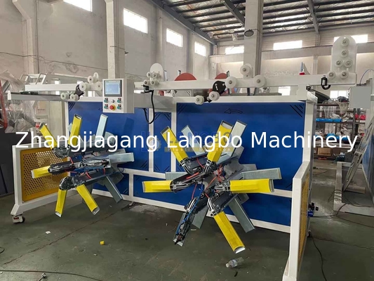 Pipa Selang Plastik PE Coiler Stasiun Ganda Penggulung