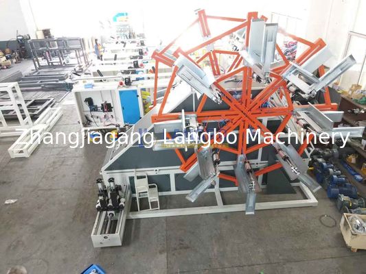 Pipa Coiler dengan Mesin Strapping untuk Mesin Ekstrusi Pipa Diameter Besar PE