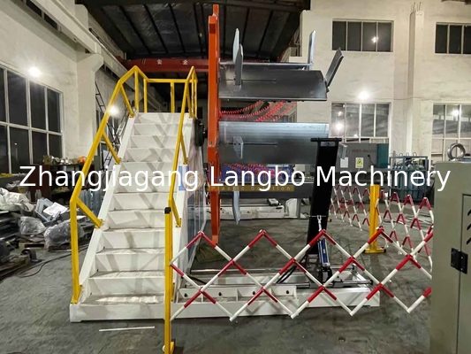 Mesin Penggulung Pipa Plastik Stasiun Ganda Winder Coiler