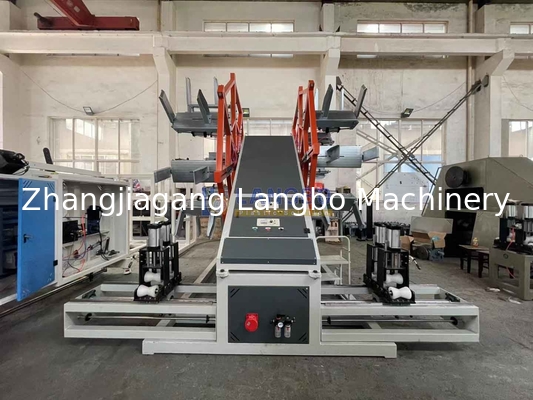 Otomatis Pipe Coiler untuk Pipa Plastik Lurus dengan Otomatis Ganti Roll