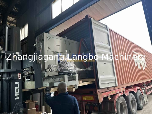 Coiler pipa plastik stasiun disk tunggal