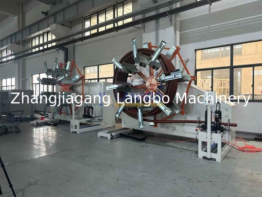 Soft PE Pipe Winder Mesin HDPE Pipe Winder