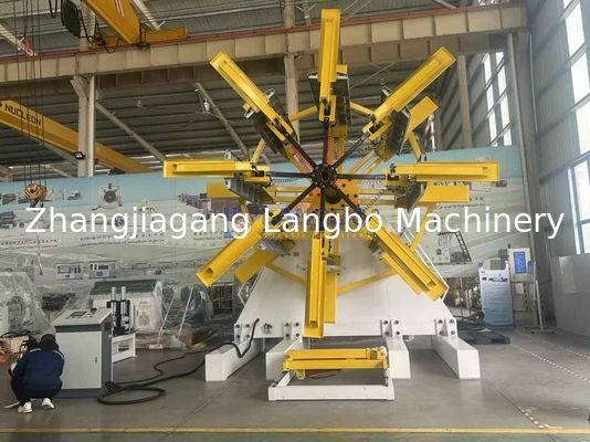 Coiler pipa plastik stasiun disk tunggal