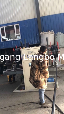 Mesin Pengikat Koiler Pipa PE Otomatis Untuk Lini Ekstruder Plastik