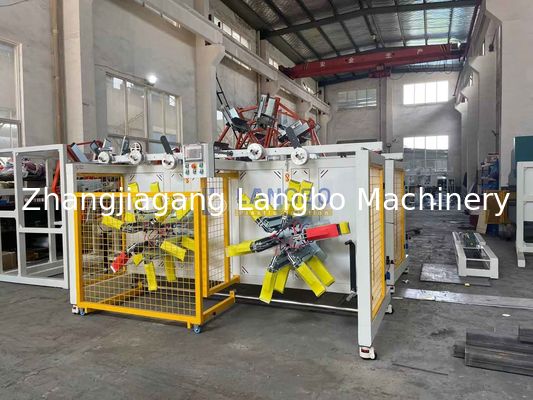 16-160MM Diameter Double Disk Station Plastik PE Pipe Coiler Range Coiling 1600-3200mm untuk Coiling