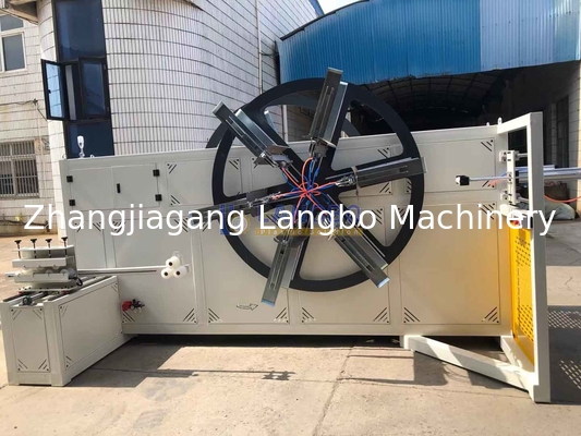 16-32mm Plastik Pipe Coiler dengan Mesin Wrapping untuk PE Corrugated Pipe