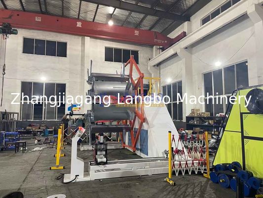 Mesin Penggulung Pipa Diameter Besar PE Coiler untuk Lini Ekstruder Plastik