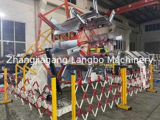Plastic Pipe PE Winding Machine Coiler untuk Plastic Pipe Extrusion Line