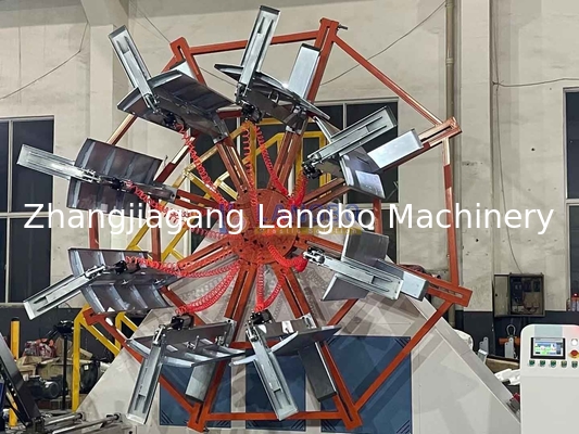 PE Pipe Winder Single Winder Coiler Dengan Kecepatan Coiling 0,1-10m/menit Dan Komponen Listrik Schnider