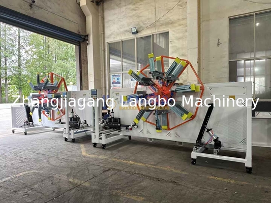 16-32mm Plastik Pipe Coiler dengan Mesin Wrapping untuk HDPE Pipe bergelombang