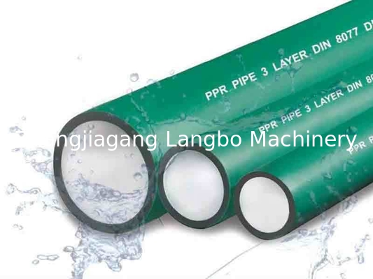 Mesin Pembuat Plastik Ekstruder Sekrup Tunggal Ganda Selang Pipa PPR 16-630 mm Pasokan Air Gas