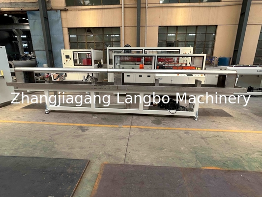 Lini Produksi Pipa Selang Pasokan Air Plastik PPR Otomatis 20-63mm, Peralatan Ekstruder Pipa Air Panas, Lini Ekstrusi Pipa PPR Sekrup Tunggal