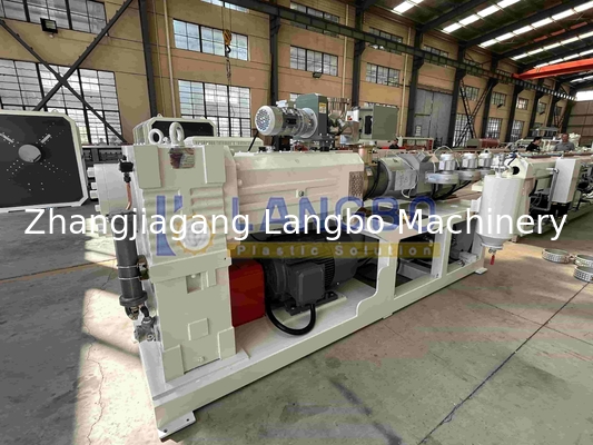 New Global Hot Sale Twin Screw Extruder untuk PP PE Plastik dan PVC Pipe Making Machine