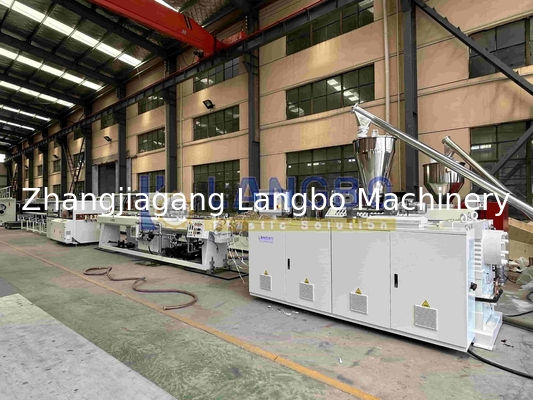 New Global Hot Sale Twin Screw Extruder untuk PP PE Plastik dan PVC Pipe Making Machine