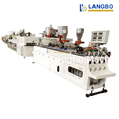 Mesin Ekstruder Pembuat Pipa Kaku Pasokan Air Plastik untuk PE PPR PVC