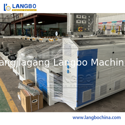 Peralatan pembuatan pipa saluran listrik PVC, jalur produksi ekstrusi pipa PVC lengkap