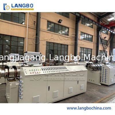 Produsen Cina HDPE LDPE PE PVC Pipe Plastik Ekstrusi Membuat Mesin Harga yang baik
