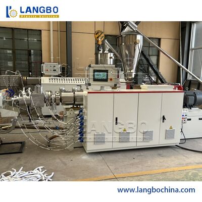 Mesin Pipa PVC Twin Screw Otomatis, Lini Produksi Selang PVC