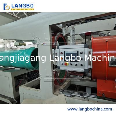 Mesin Plastik PVC Pembuat Pipa Air Mesin Ekstruder Pipa dengan Sistem Kontrol Otomatis