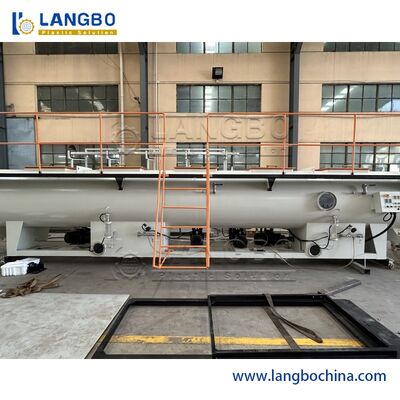 Kontrol PLC Extruder Pipa Plastik PVC Conduit, Mesin Pembuat Pipa Plastik