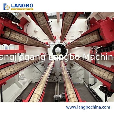 Mesin Ekstruder Pipa PVC PE Mesin Pipa Plastik Lini Produksi Pasokan Air Gas Ekstruder HDPE