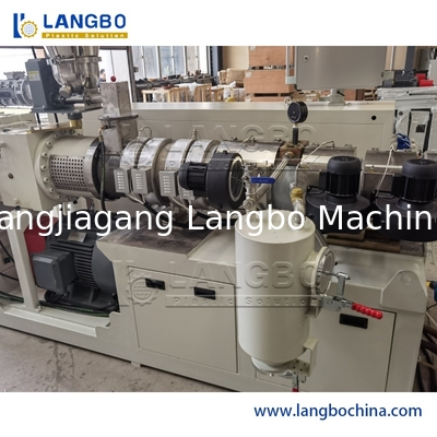 UPVC / PVC Pipa Ekstrusi Line Penuh Line Produksi Pipa Plastik Otomatis