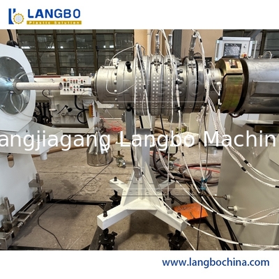 UPVC / PVC Pipa Ekstrusi Line Penuh Line Produksi Pipa Plastik Otomatis
