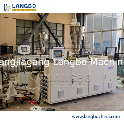 Mesin Ekstrusi Plastik Peralatan Plastik PVC PP PE Pipa Extruder Pembuat Mesin Lini Produksi