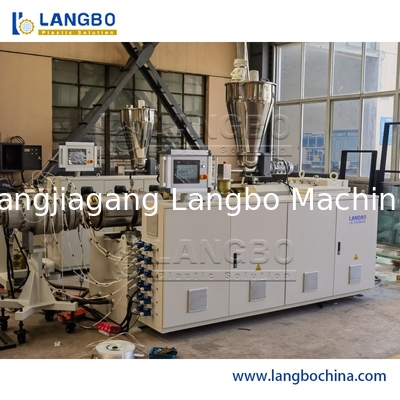 Mesin Pembuat Tabung PVC, Extruder Pipa PVC, ekstruder sekrup kembar berbentuk kerucut