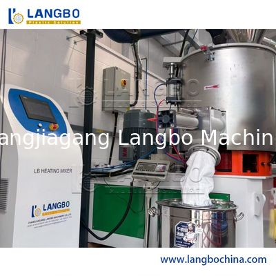 Mesin Pencampur PVC Industri Plastik – Extruder dengan Pengumpanan Dosis Konveyor Otomatis untuk Lini Lantai SPC