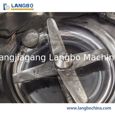 Dengan Mudah Membersihkan Mesin Campuran Plastik Mesin Mixer Kecepatan Tinggi Daya Motor 75kw