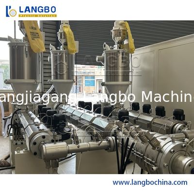 Mesin Ekstrusi Pembuat Pipa HDPE PPR Plastik Kecepatan Tinggi 16 hingga 1600mm untuk Pasokan Air, Drainase, Irigasi, Selang Gas, Konduit Listrik