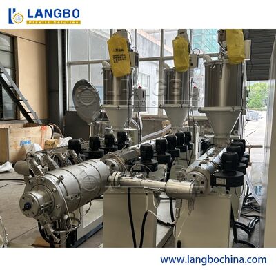 Automatic Single Screw PPR Pipe Extrusion Line Dengan Konsumsi Daya Rendah