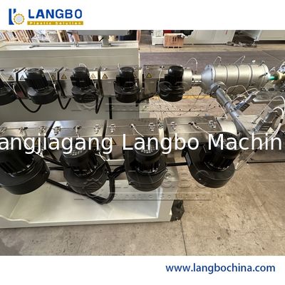 Lini Produksi Ekstrusi Plastik PPR Canggih Beroutput Tinggi Mesin Pembuat Pipa Extruder Sekrup Tunggal