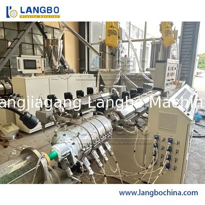Lini Produksi Pipa PPR Pasokan Air Panas Dingin China 20-63mm / Mesin Ekstrusi