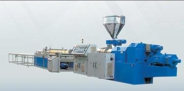 Mesin Plastik PE Konis Twin Screw Extruder Untuk Dinding Tunggal Pipa Bergelombang