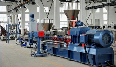 LDPE Hdpe Double Screw Extruder Machine, PVC PE Corrugated Pipe Making Machine