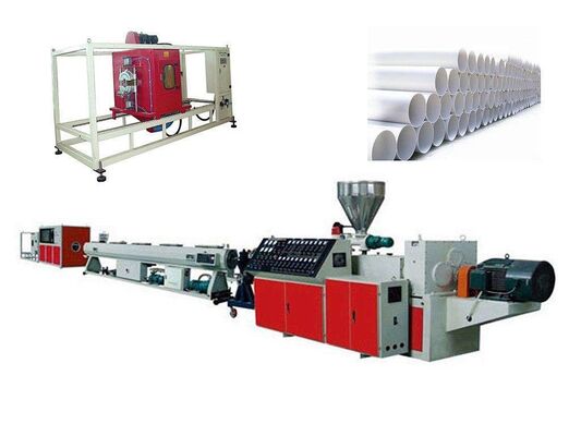 Motor Conical Twin Screw Extruder Untuk Pipa Sistem Pasokan Air PVC