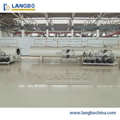 CE ISO Pvc Pipe Extrusion Machine 80/156 Conical Twin Screw Extruder