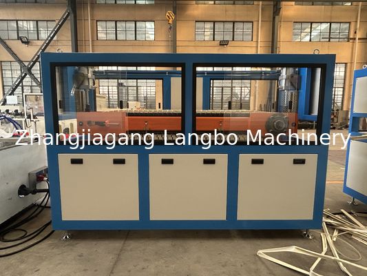 Konik Double Twin Screw Plastic Baseboard Extrusion PVC Skirting Profiles Extruder Produksi Line Membuat Mesin